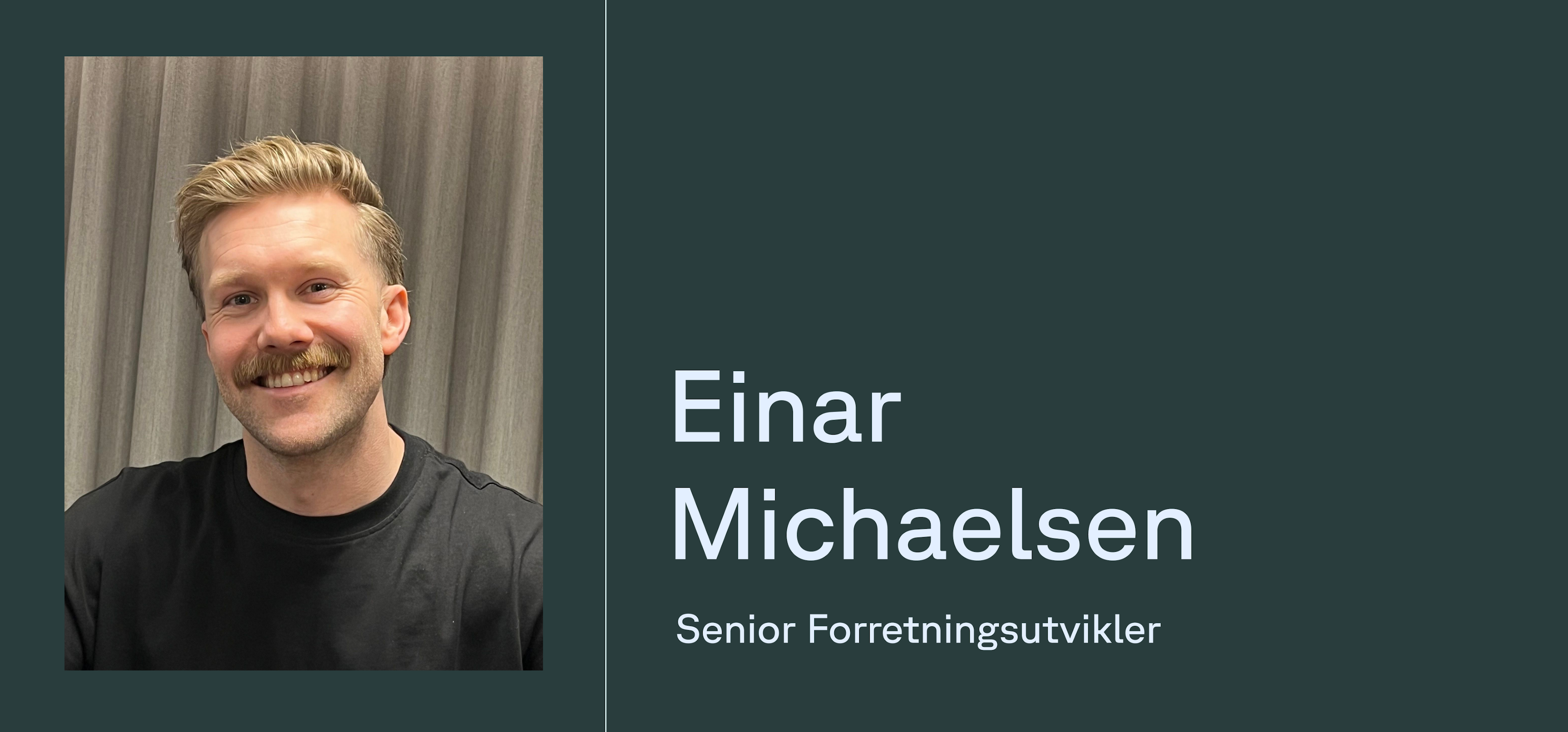 Kontaktkort for Einar Michaelsen